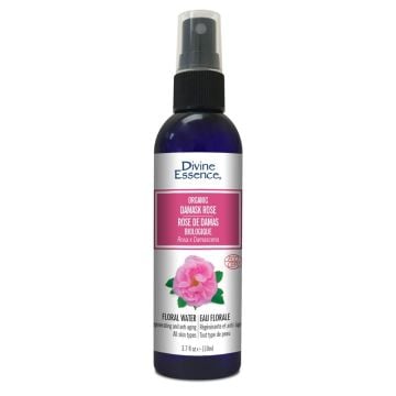 Eau florale - Rose de Damas biologique (Rosa x damascena)