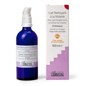 Lait nettoyant à la violette