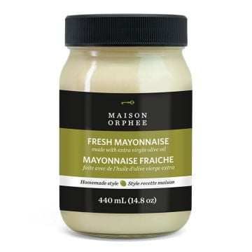 Fresh mayonnaise made with extra virgin olive oil - Homemade style