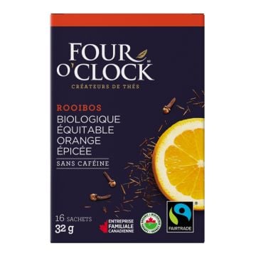 Rooibos orange épicée sans caféine biologique équitable