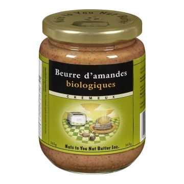 Beurre d'amandes biologiques - Crémeux   