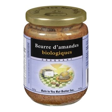  Beurre d'amandes biologiques - Croquant