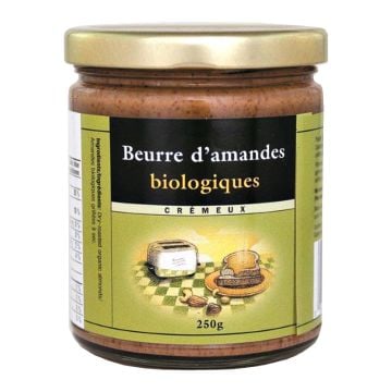 Beurre d'amandes biologiques - Crémeux