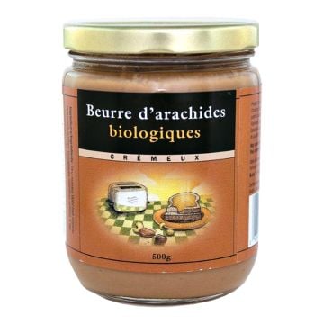 Beurre d'arachides - Crémeux biologique