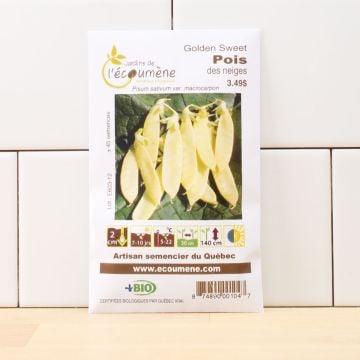 Semences biologiques - Pois des neiges golden sweet  