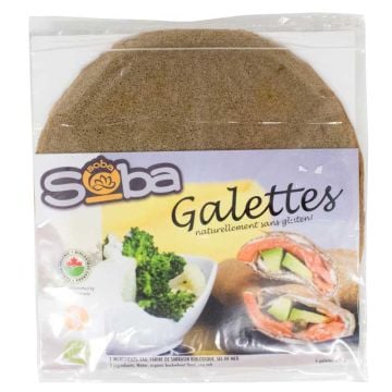 Pain plat biologique sans gluten - Sarrasin