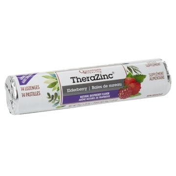 Pastilles TheraZinc aux baies de sureau - Saveur de framboise